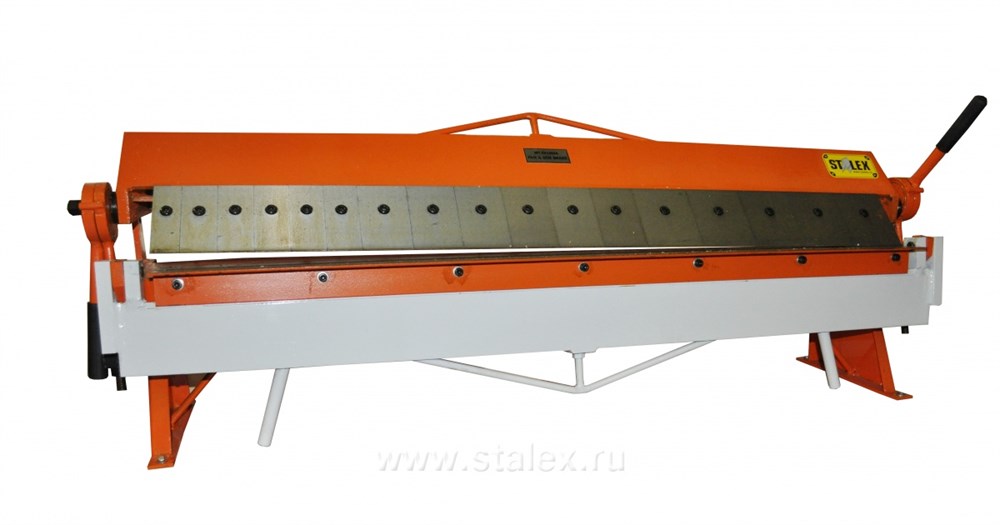 Фото 21 - Станок листогибочный ручной сегментный  STALEX W1.5x1260A.