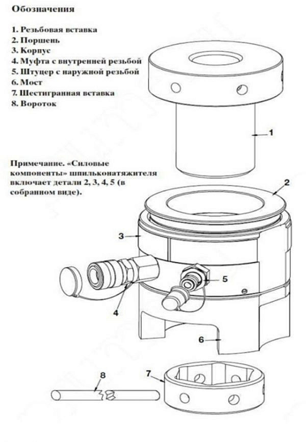 Фото 6 - Домкрат тензорный гидравлический MBT-07.